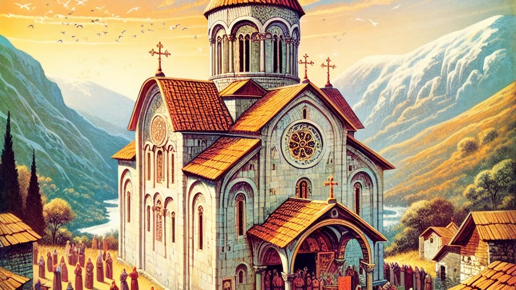 Sv. Tudor kod Nerežišća: Sićušni div s borićem na krovu